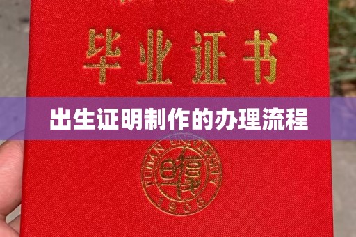和龙出生证明制作的办理流程