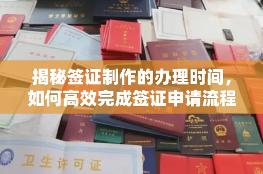 和龙揭秘签证制作的办理时间，如何高效完成签证申请流程