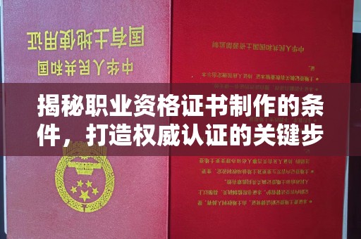 和龙揭秘职业资格证书制作的条件，打造权威认证的关键步骤