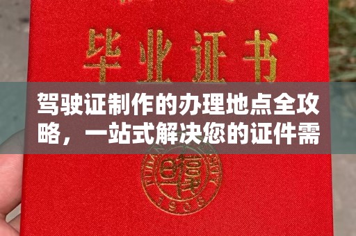 和龙驾驶证制作的办理地点全攻略，一站式解决您的证件需求