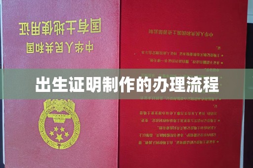 和龙出生证明制作的办理流程